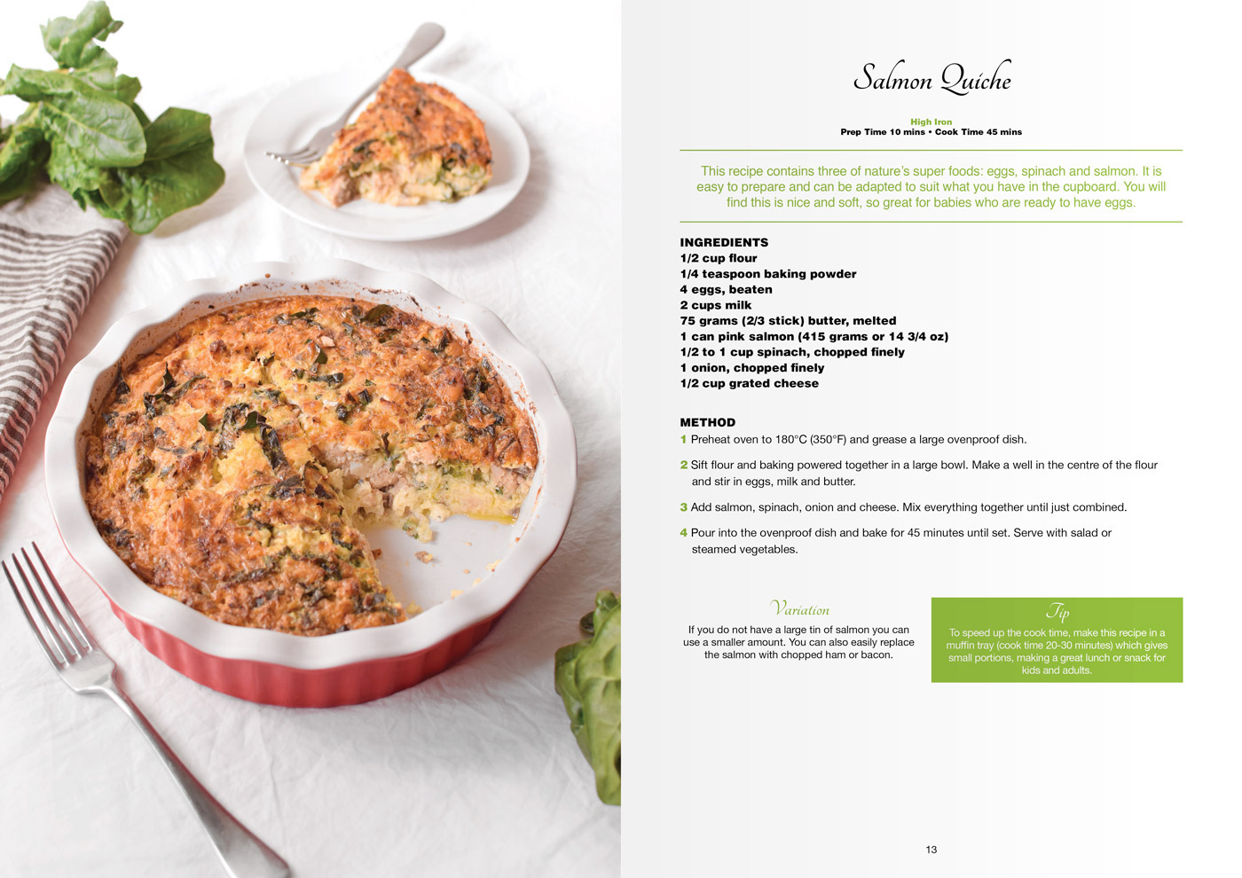 Healthy Easy Dinners for Busy Mums - Cookbook on Behance