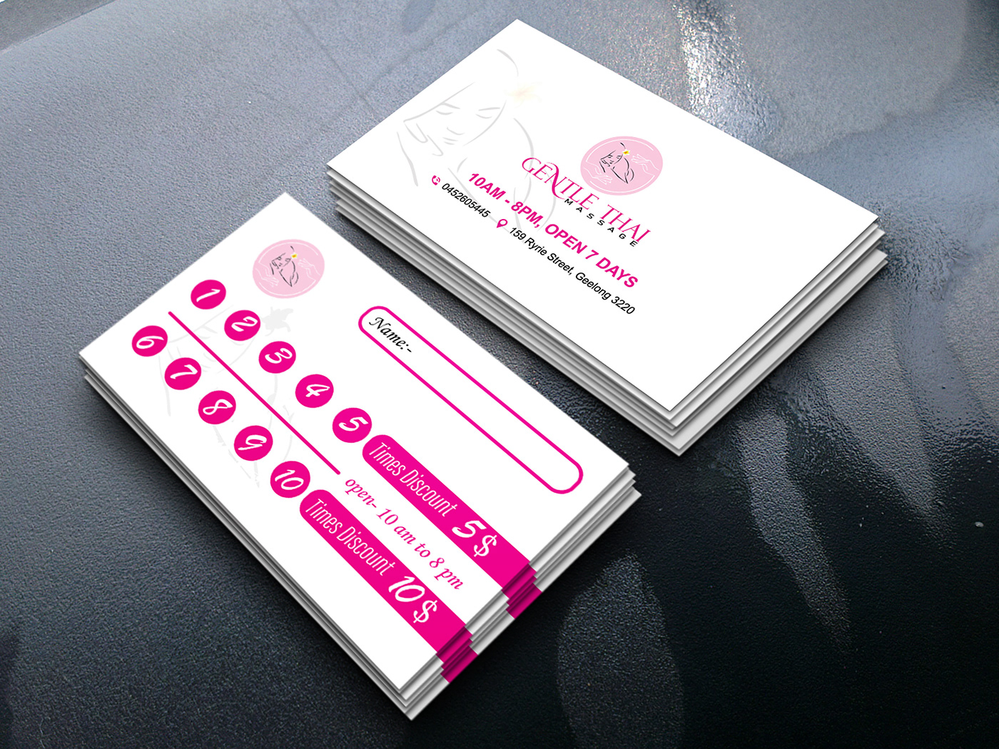 card corporate print Layout