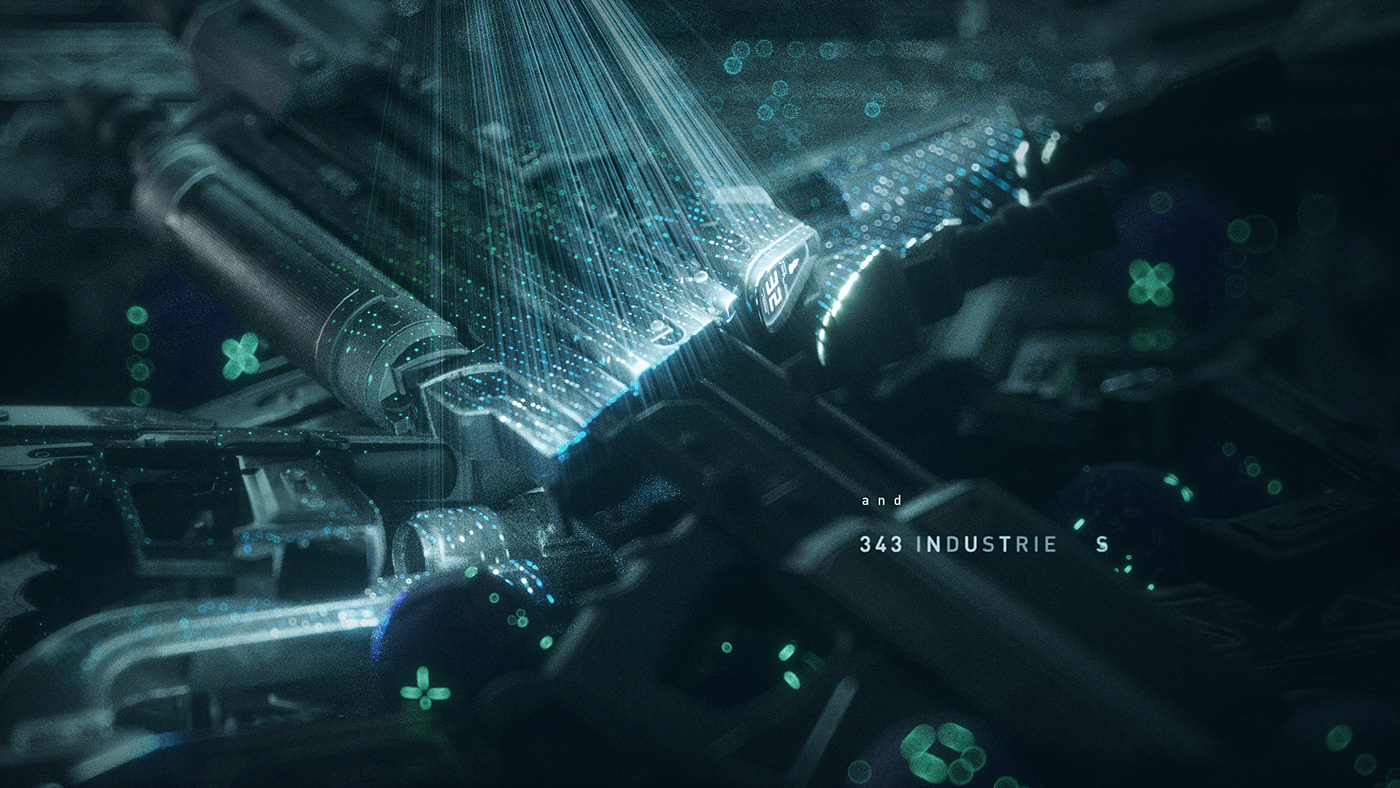 3D after effects c4d cinema 4d game Halo motion graphics  octane title sequence tv