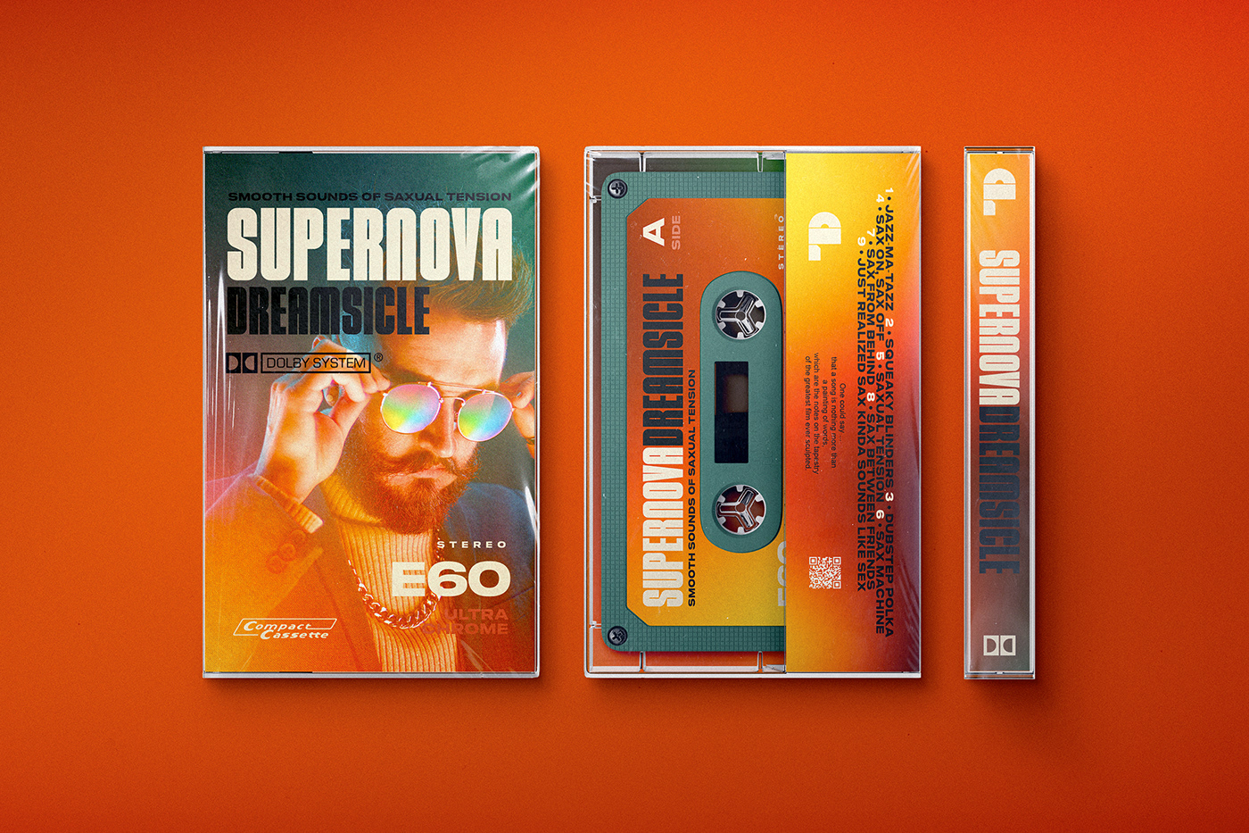 BORDERLANDS 3 cassette dreamsicle logos Retro saxophone supernova Synthwave typography  