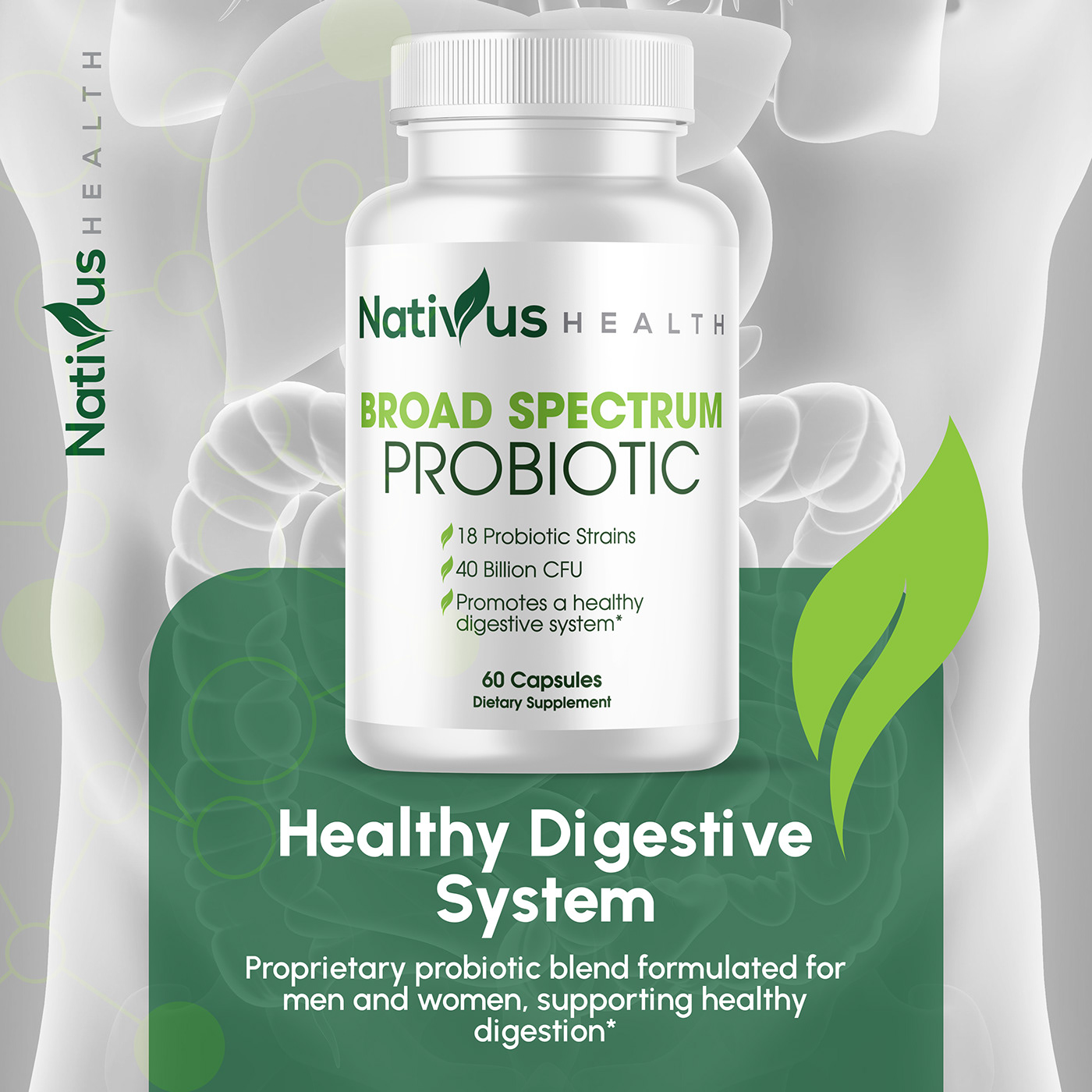 probiotics Probiotic Supplement capsule supplement Supplement label design probiotic capsules probiotics supplement weight loss capsules
