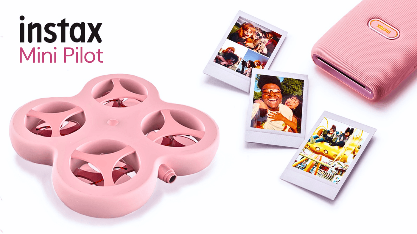 product design  industrial design  drone instax