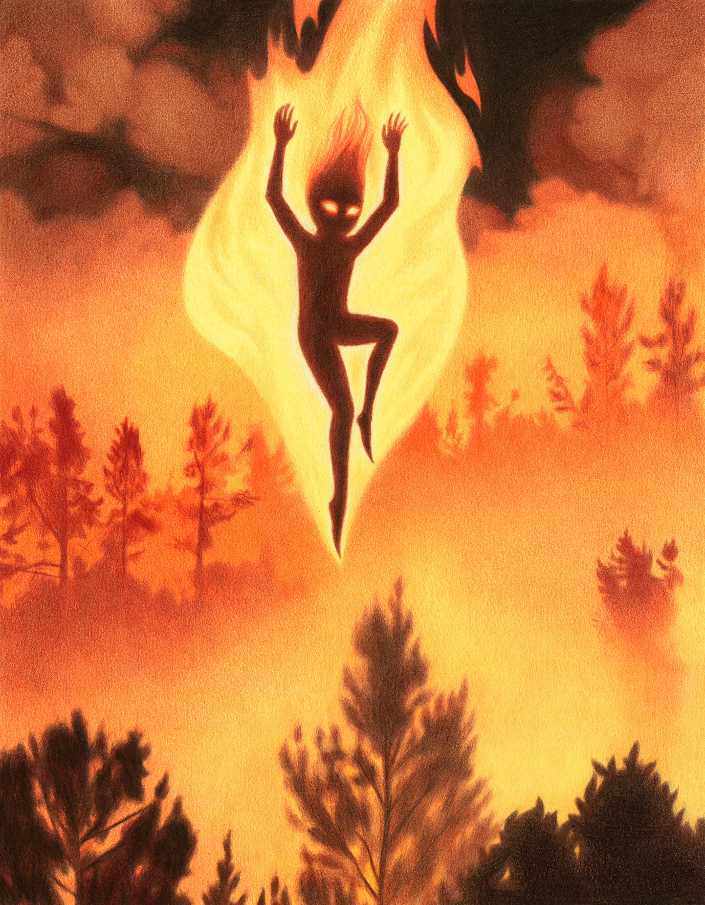 forest fire elemental fairy tale
