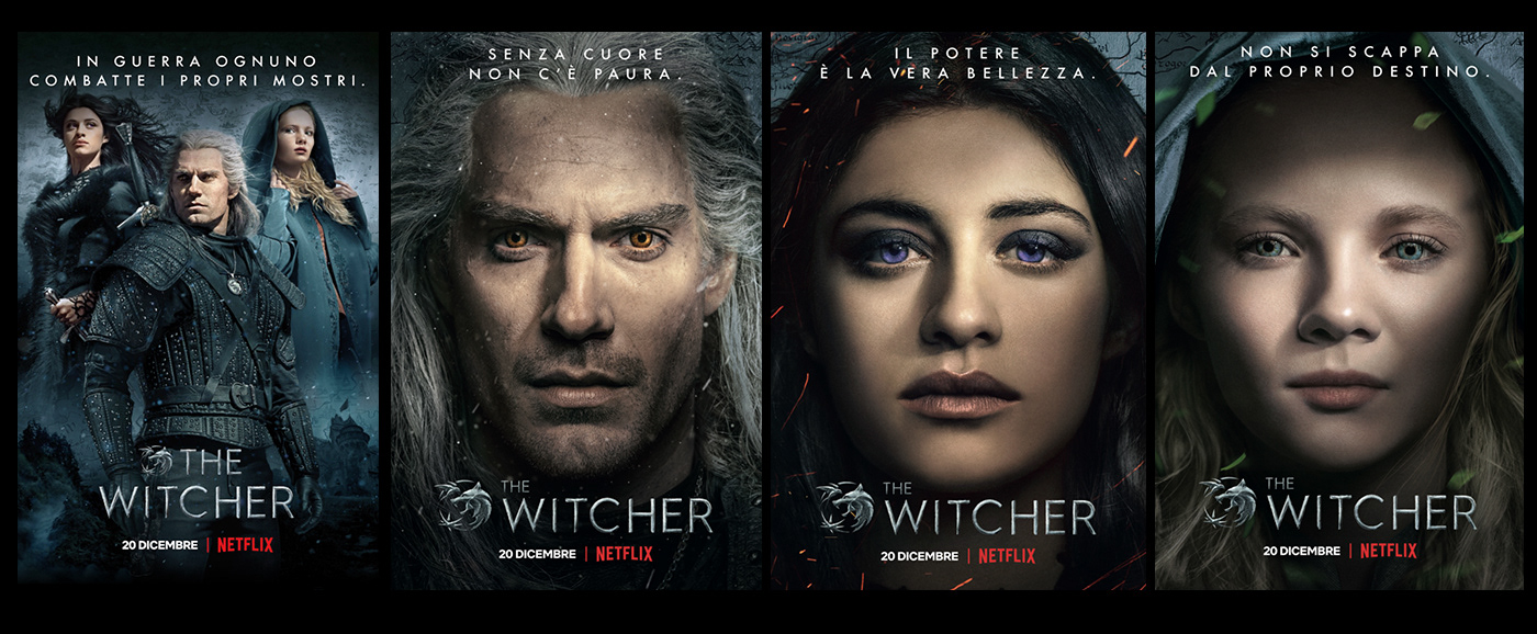 campaign fantasy geralt got herny cavill launch nerd Netflix the witcher tvshow