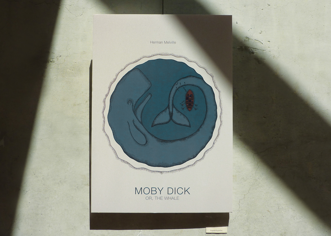 Moby Dick Whale herman melville book poster festival Exhibition  Competition sea quest