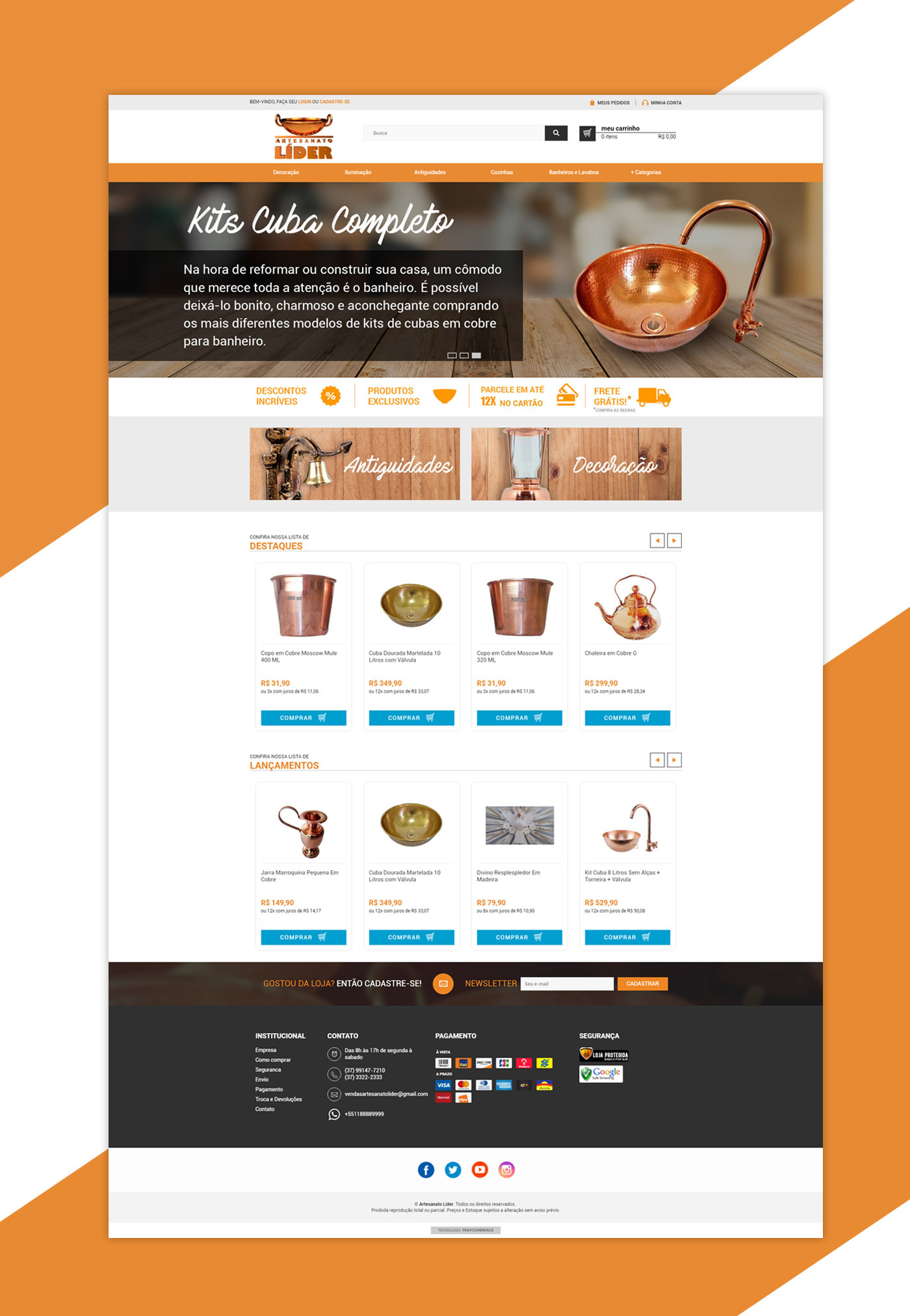 Ecommerce HTML css Layout Web Webdesign designer photoshop site