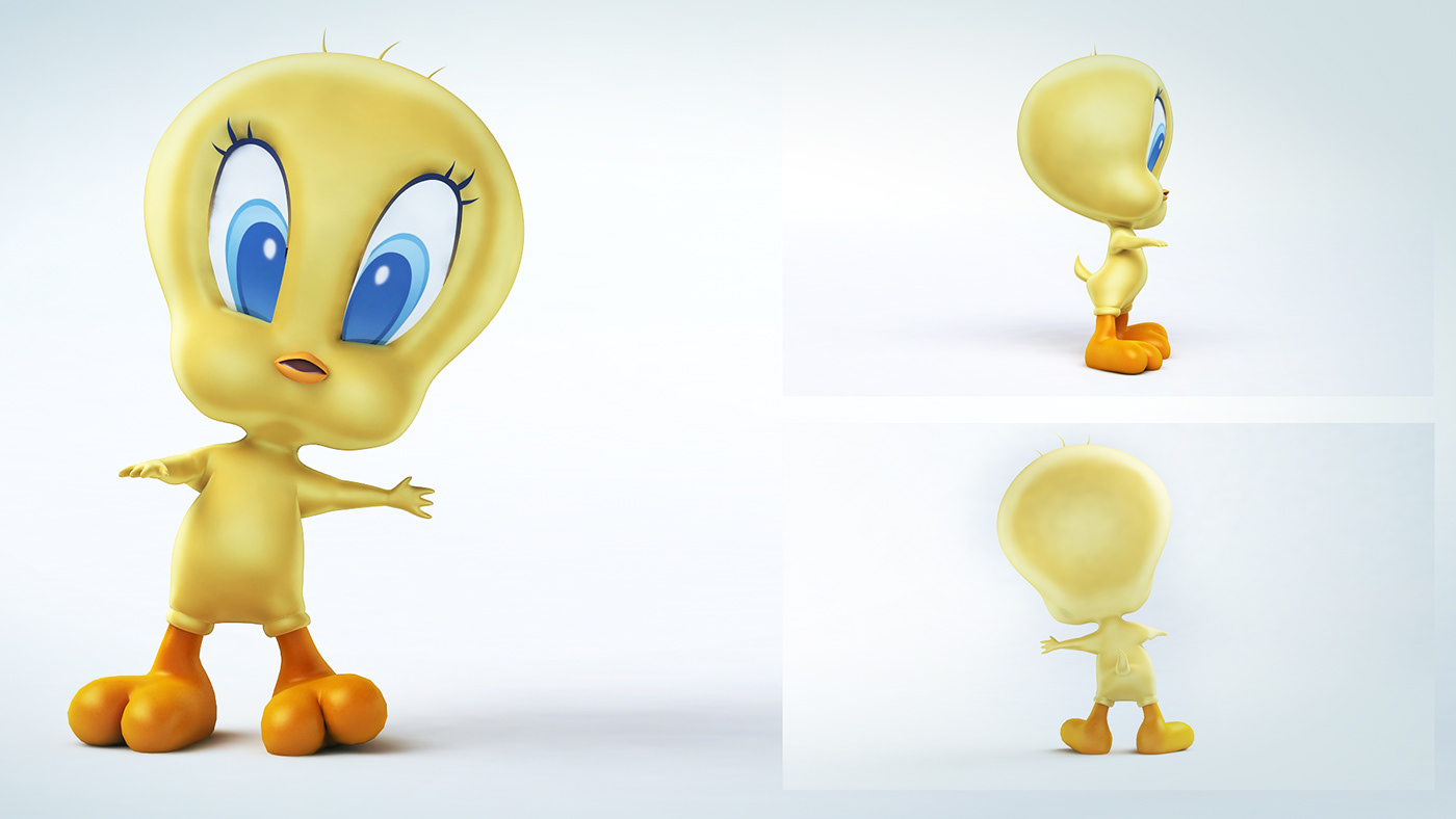 Megaman Nintendo 3D 3D Character 3D illustration cartoon Character design  design toys tweety