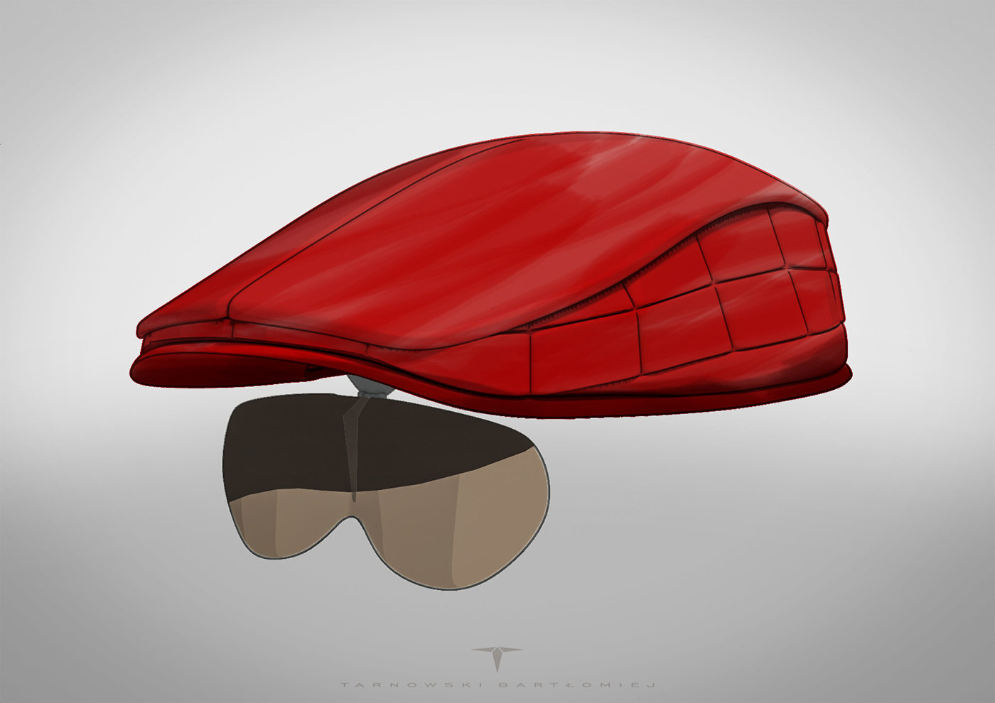 cap czapka 3ds max roadster Sunglasses leather clasic Style skórzana przeciwsłoneczne