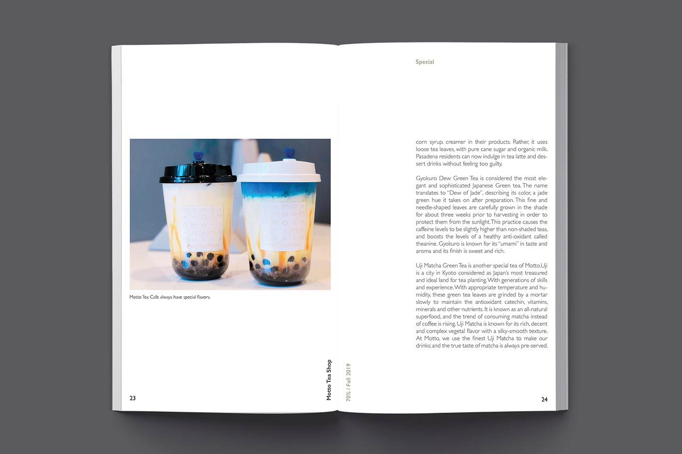 book cover deisgn graphic ILLUSTRATION  magazine milktea Mockup pages series