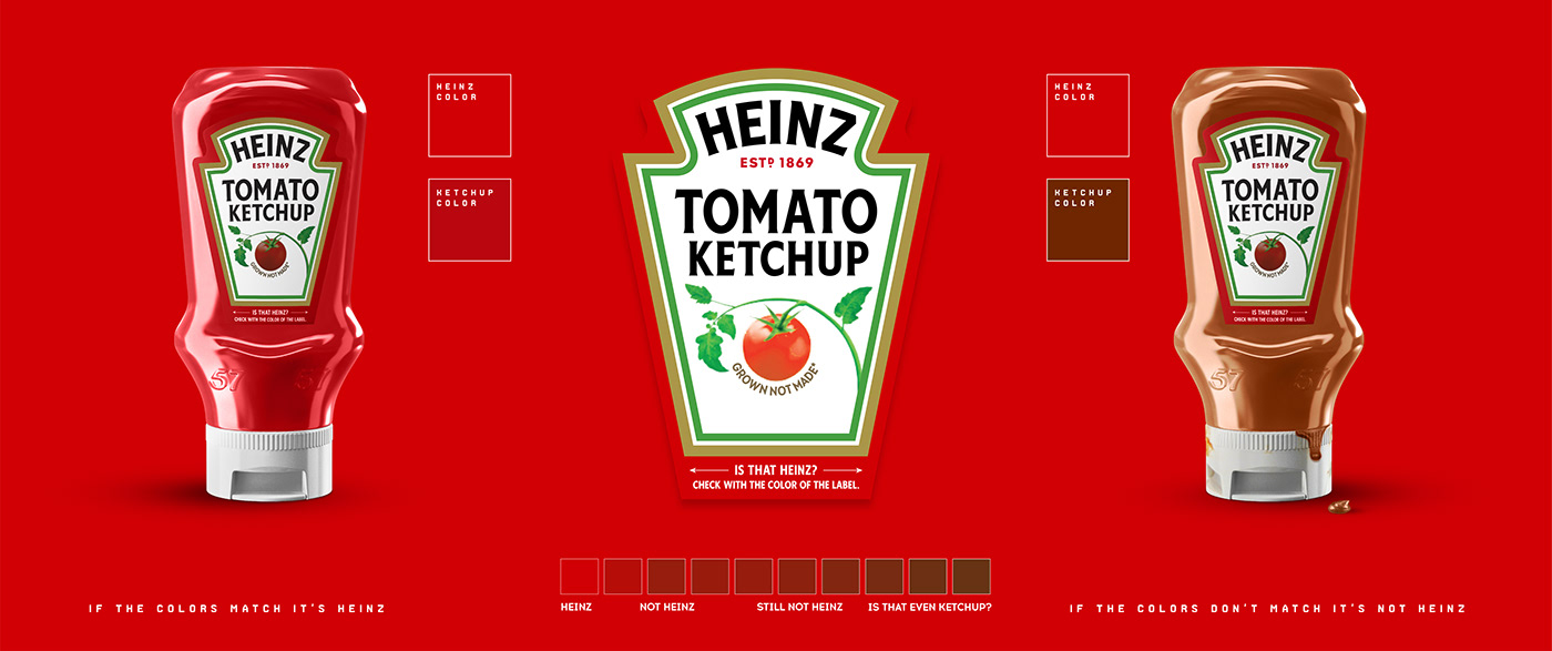 heinz Packaging ketchup ISTHATHEINZ red color graphic design  marketing   Experience Cannes