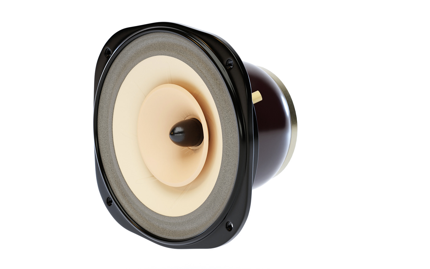 3D blender cycles loudspeaker lowther model musıc pm2a sound speaker