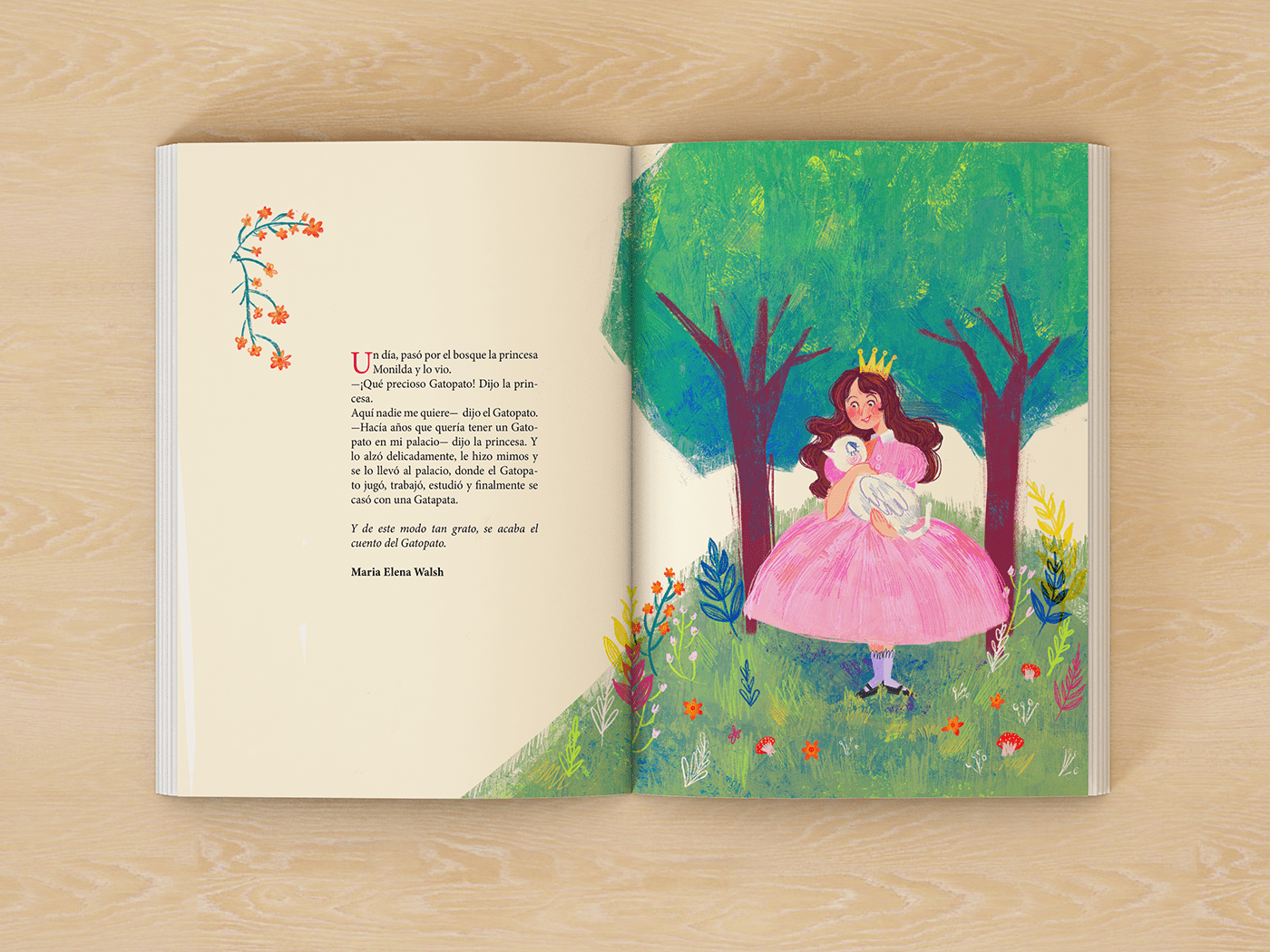 book illustrations children's book editorial design  ILLUSTRATION  ilustración editorial ilustración infantil ilustraciones maria elena walsh