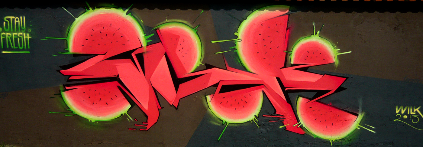 fresh watermelon wilk