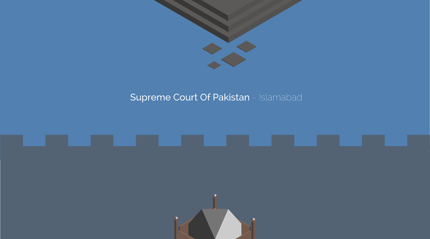 Pakistan lahore islamabad monuments 3D fort supreme court faisalabad parliament