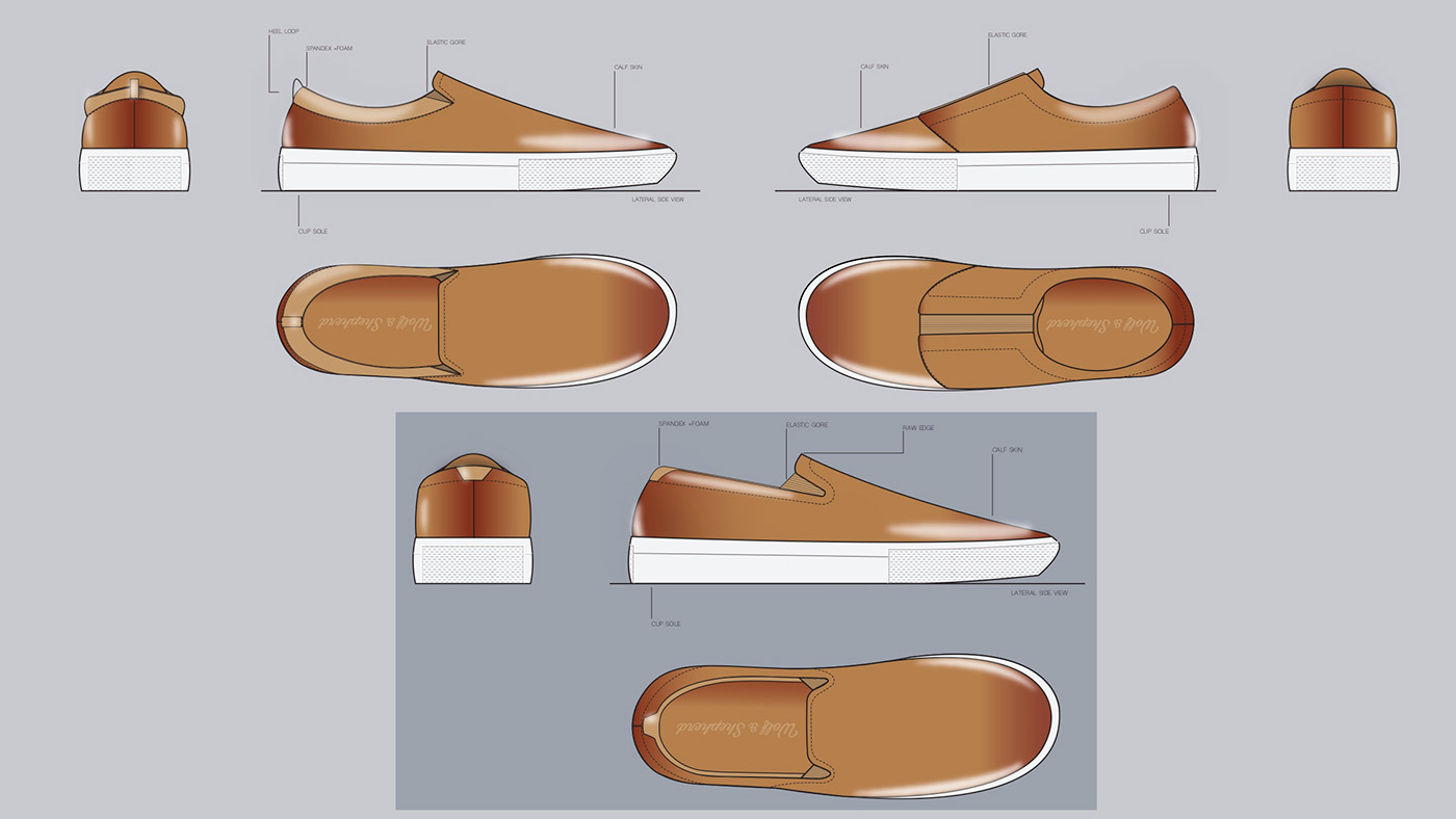 shoe design dress Project product