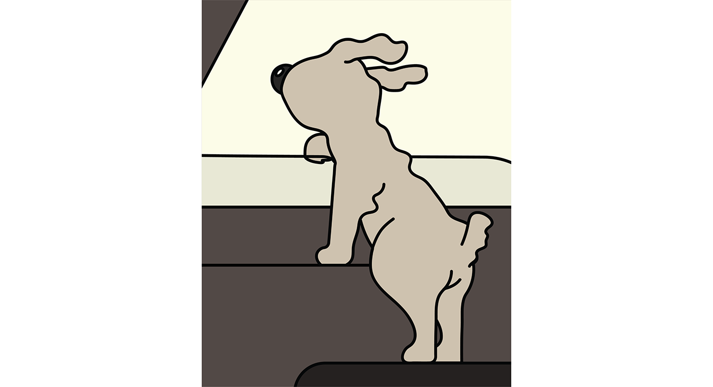 Character cute dog graphic design  ILLUSTRATION  vector workingathome animal cute illustration simple