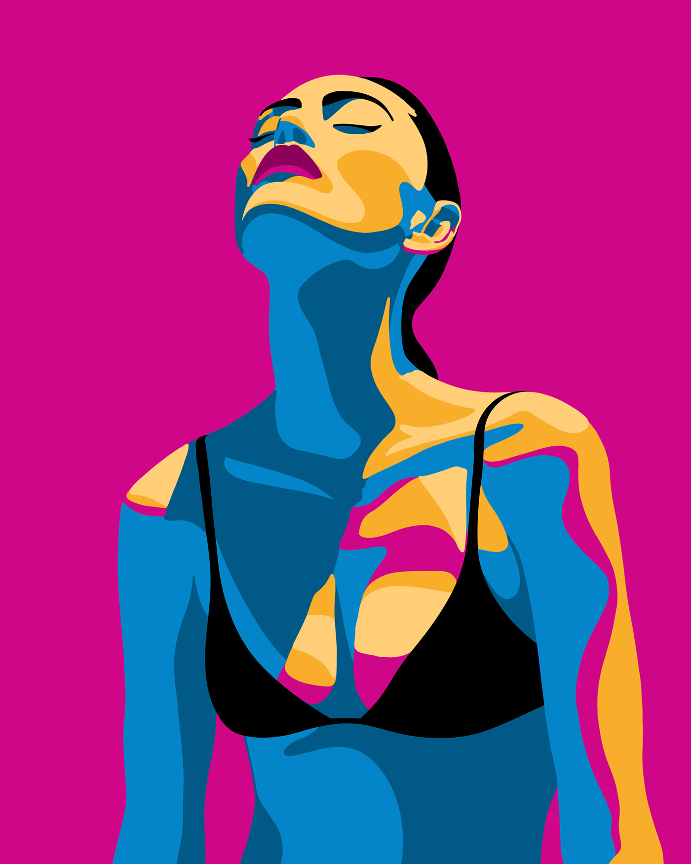 ILLUSTRATION  poster portrait Digital Art  Illustrator