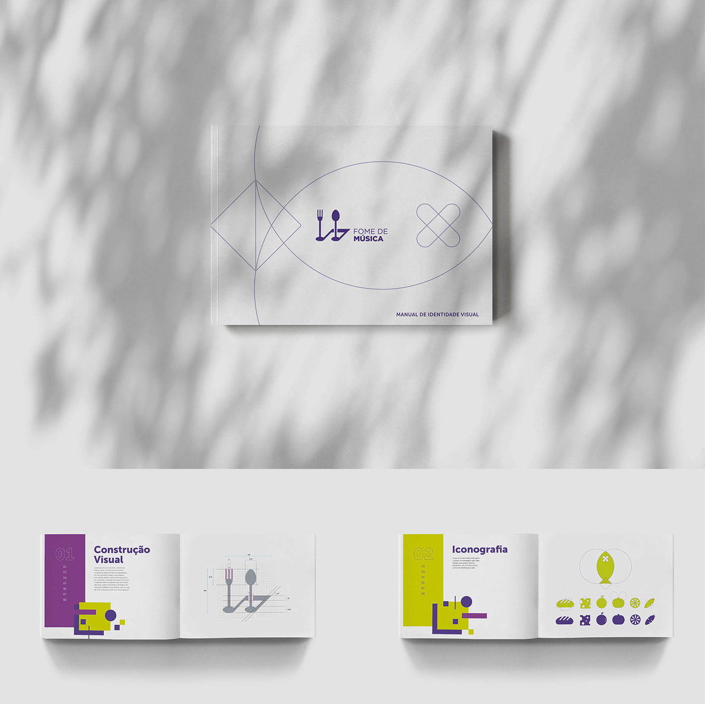 branding  fome de música graphic design  logo Logotype