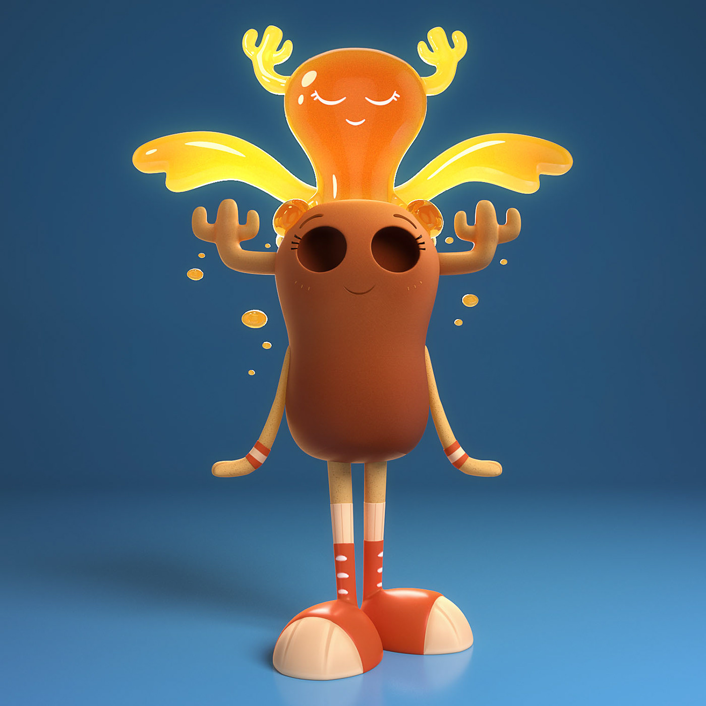 3D Character fanart flavio carnevale Gumball Maya modeling penny fitzgerald Zbrush