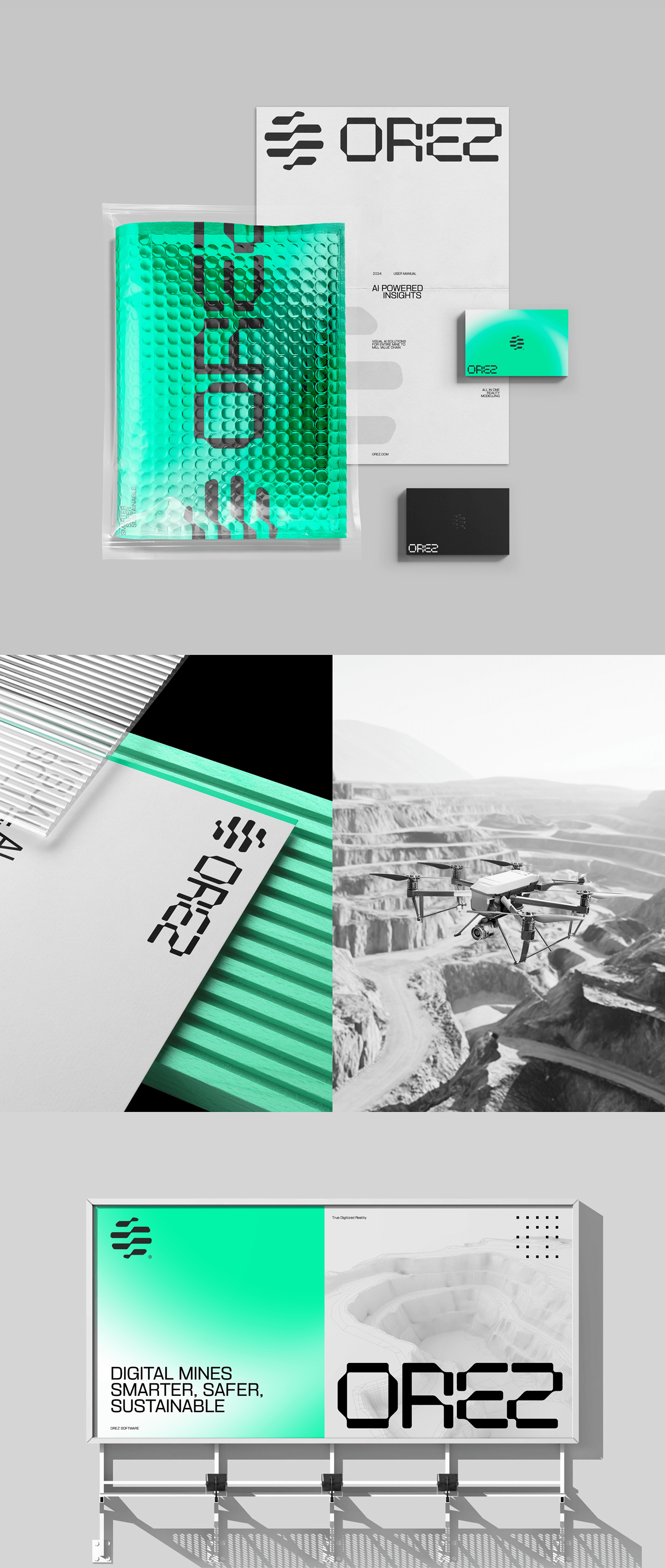 branding  industrial Drill and Blast Mining quarry ai image processing Logo Design Brand Design ai vision