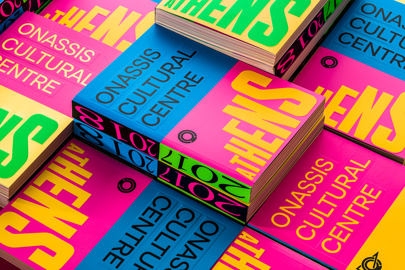 typography graphic design publication animation beetroot design OCC colors Cultural events athens posters