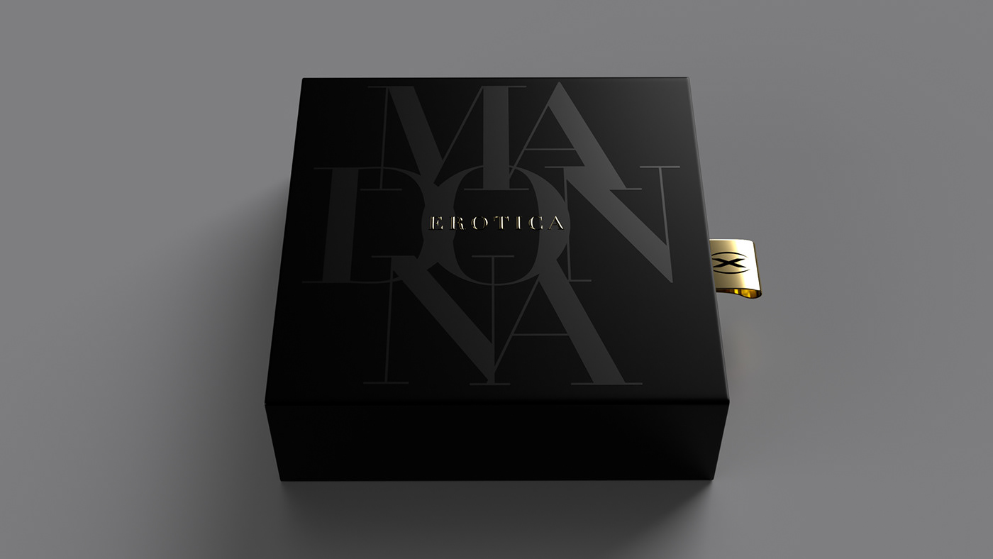 Madonna's Erotica album - expanded box set edition designed by Bradley Pratt