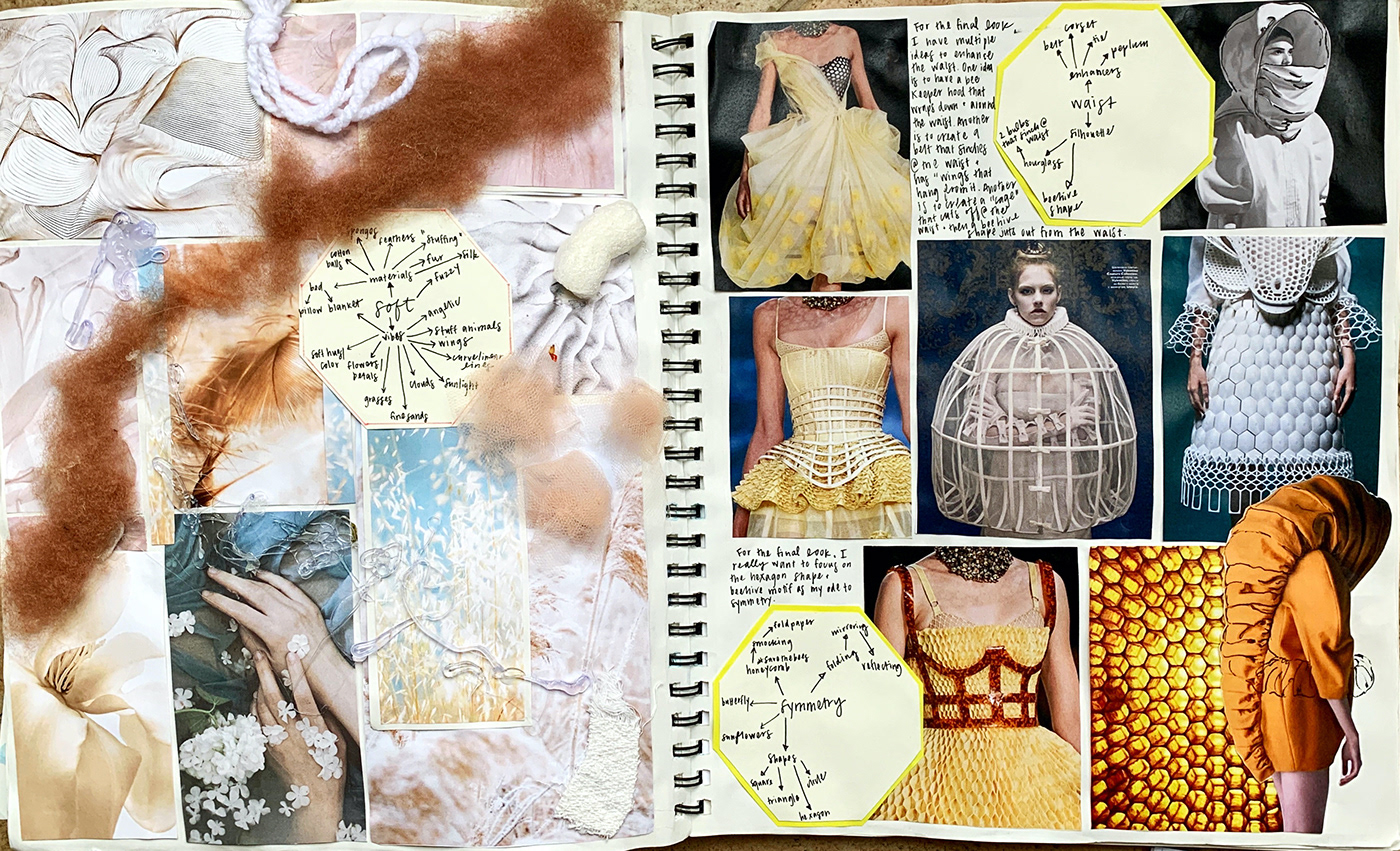 Collaging concept development Fashion  fashion design ILLUSTRATION  photoshop sketchbook Sustainability Sustainable Fashion unconventional materials