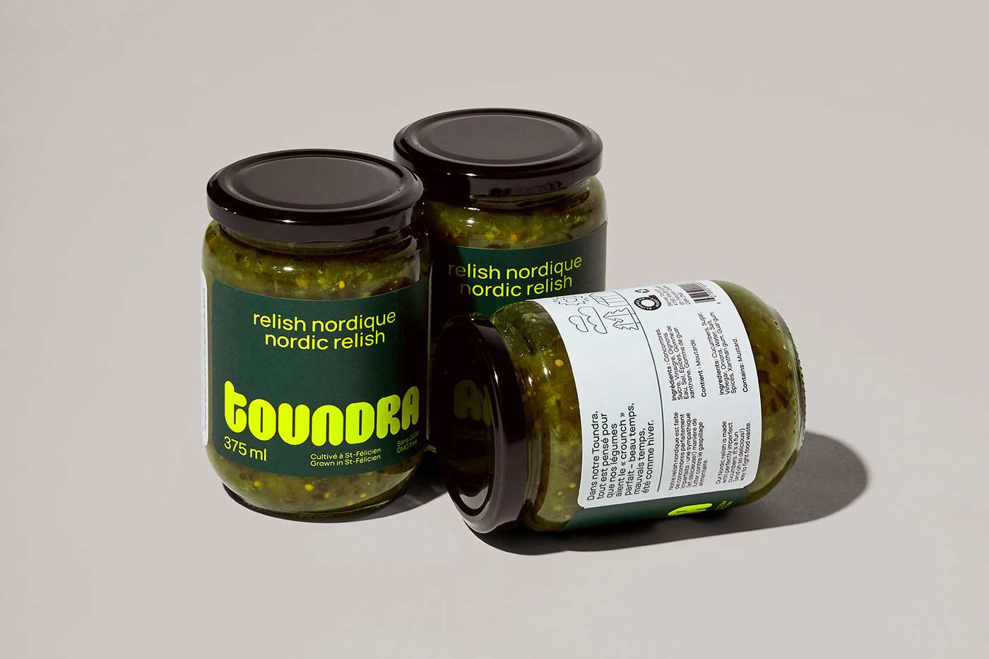 legumes vegetables cucumber green nordic identité marque food branding Logo Design