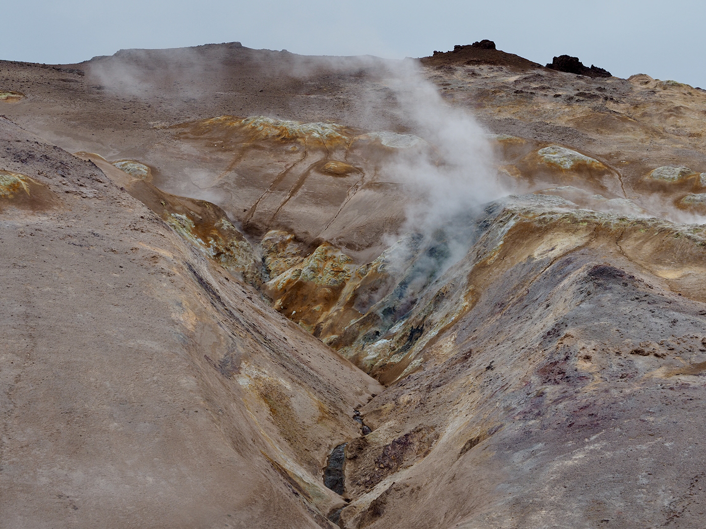 iceland Géothermie hot springs Earth Colors heaven and hell