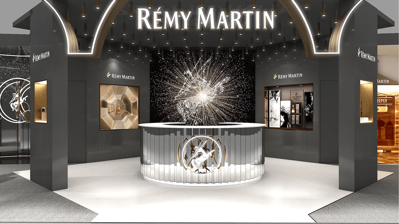 booth Event Exhibition  luxury RémyMartin Roadshow Whiskey