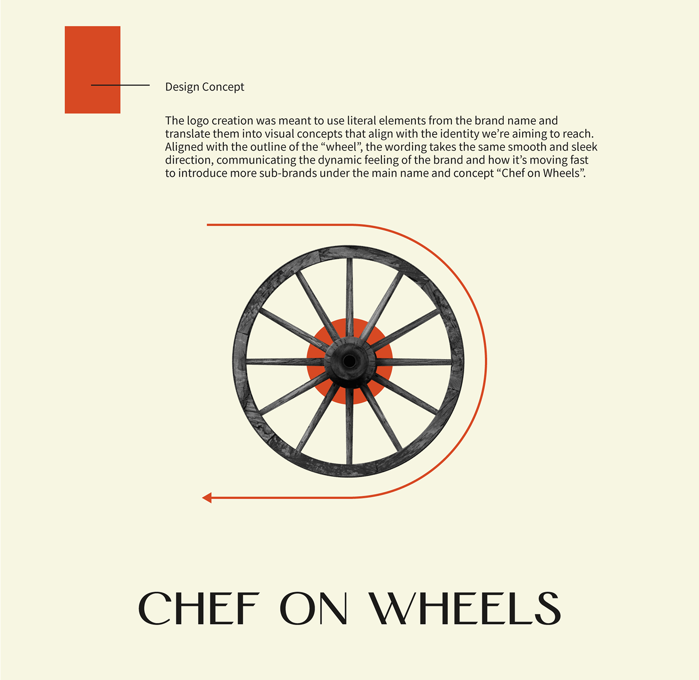 brand branding  chef design Food  identity logo Truck trucks wheel