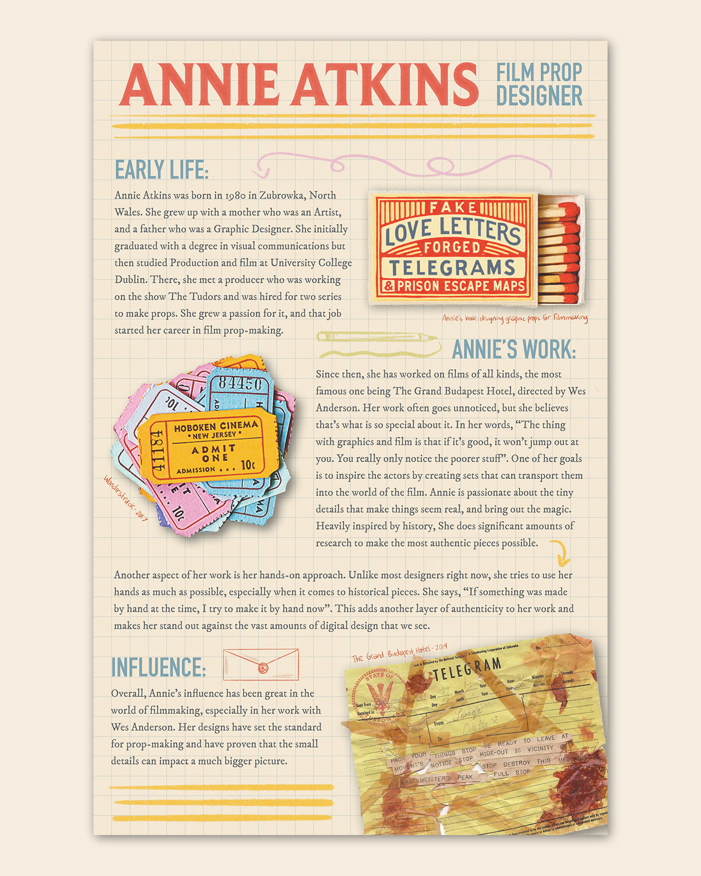 poster Poster Design Annie Atkins wes anderson grand budapest hotel movie poster Film   poster art typography   famous designer
