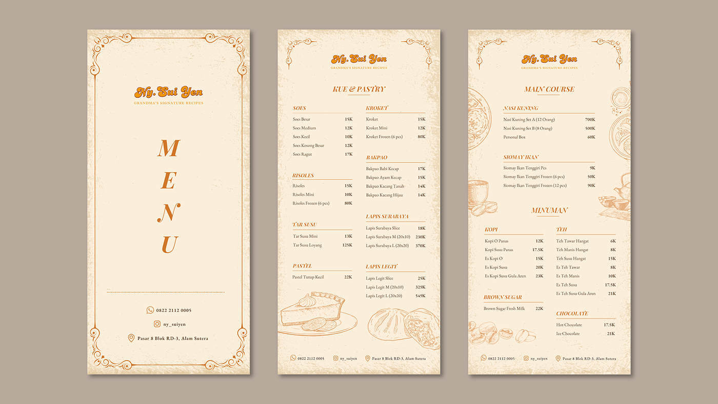 design menu restaurant Food  menudesign vintage typography   Graphic Designer beverage brand identity