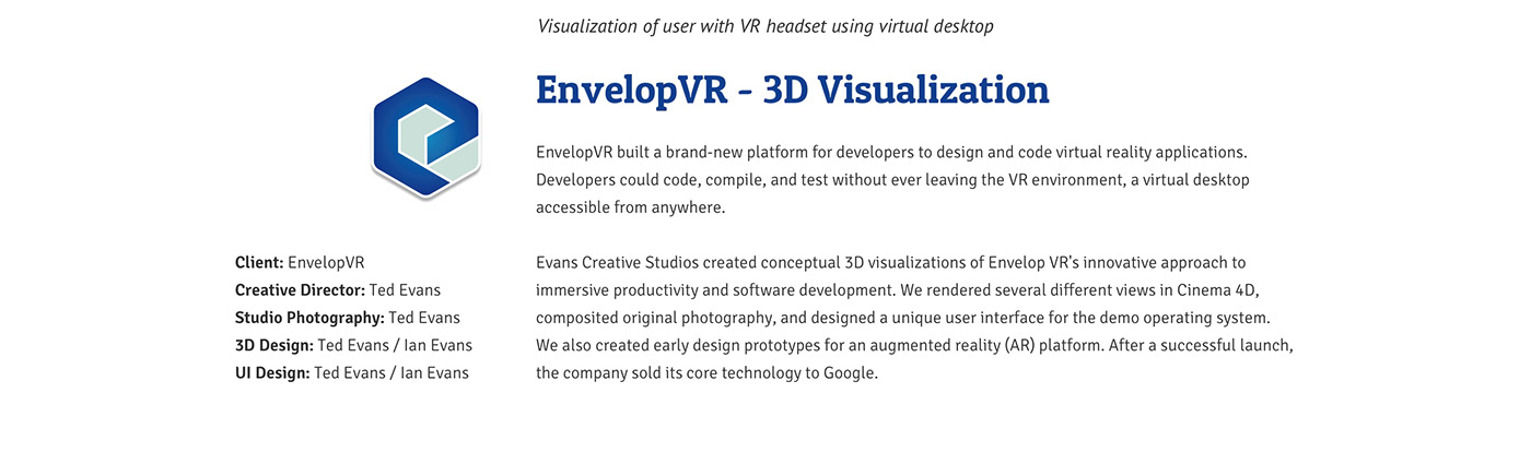 Virtual reality Mixed Reality 3D Visualization user experience user interface visual design