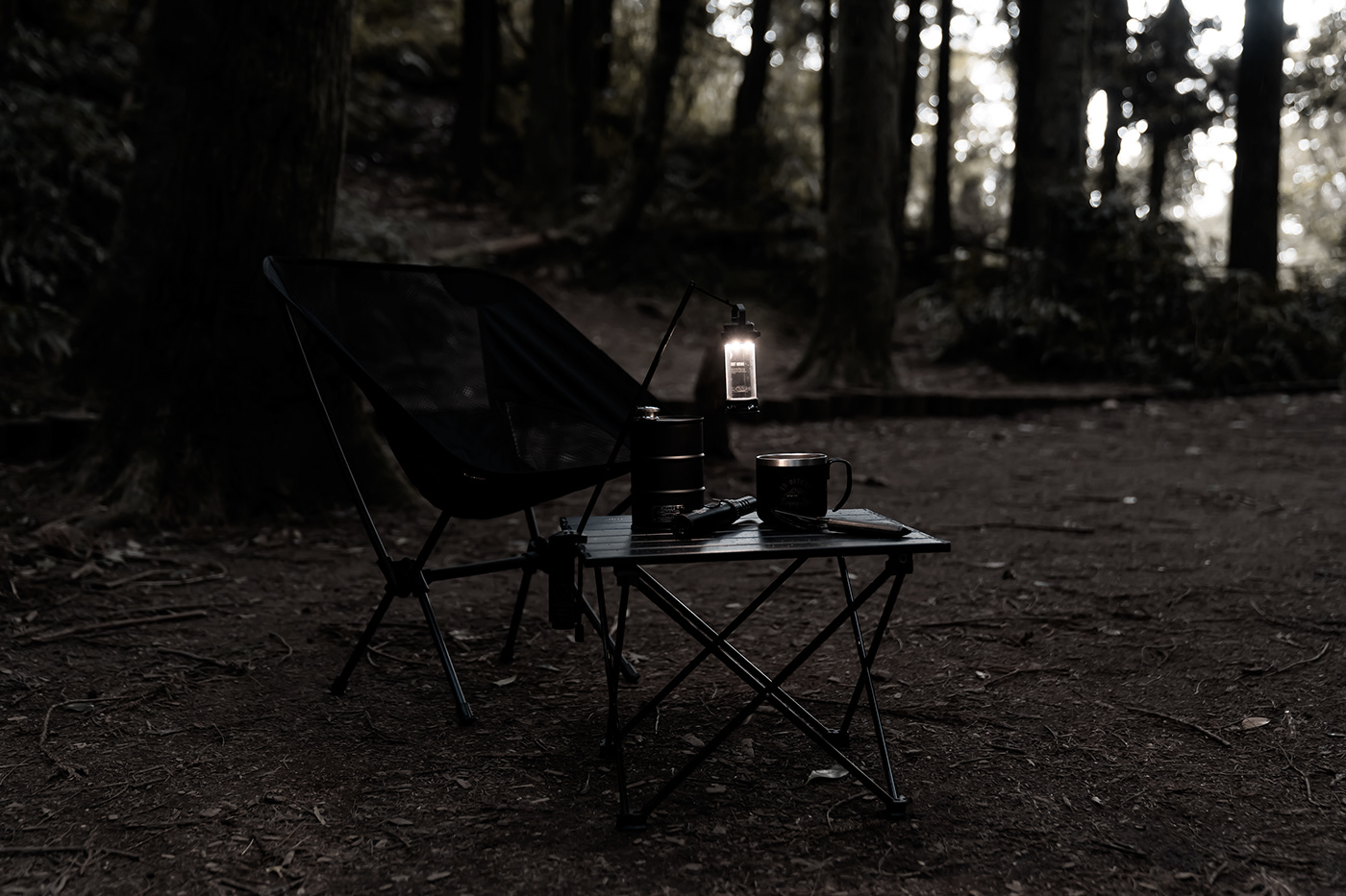 adventure black camping forest glamping Lighting Design  Outdoor Photography  Travel woods