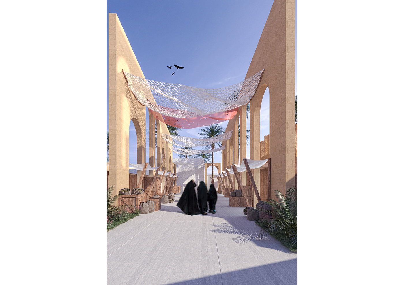 3D architecture architecturecompetition culture heritage identity Mosul Iraq rehabilitation UNESCO visualization