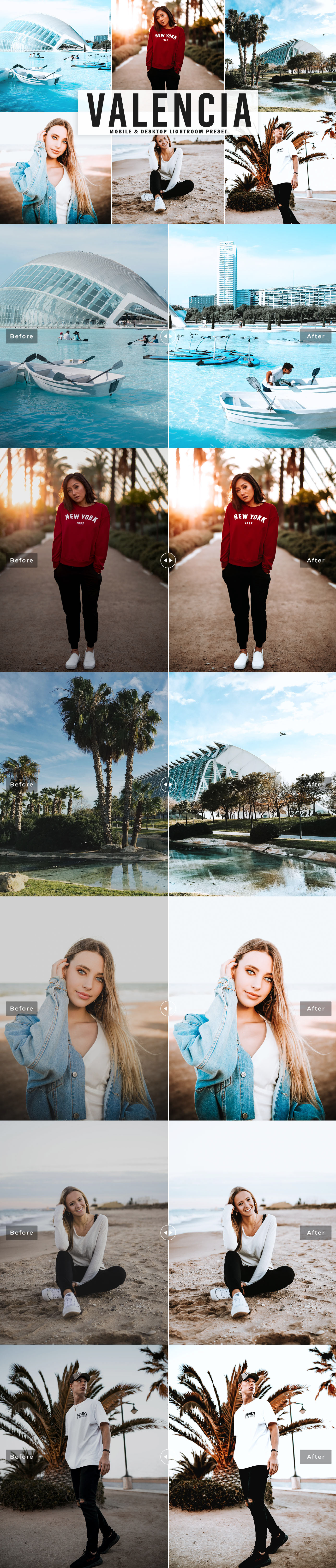 Free Valencia Lightroom Preset will help you add bright & beautiful colors, crystal blue toned.