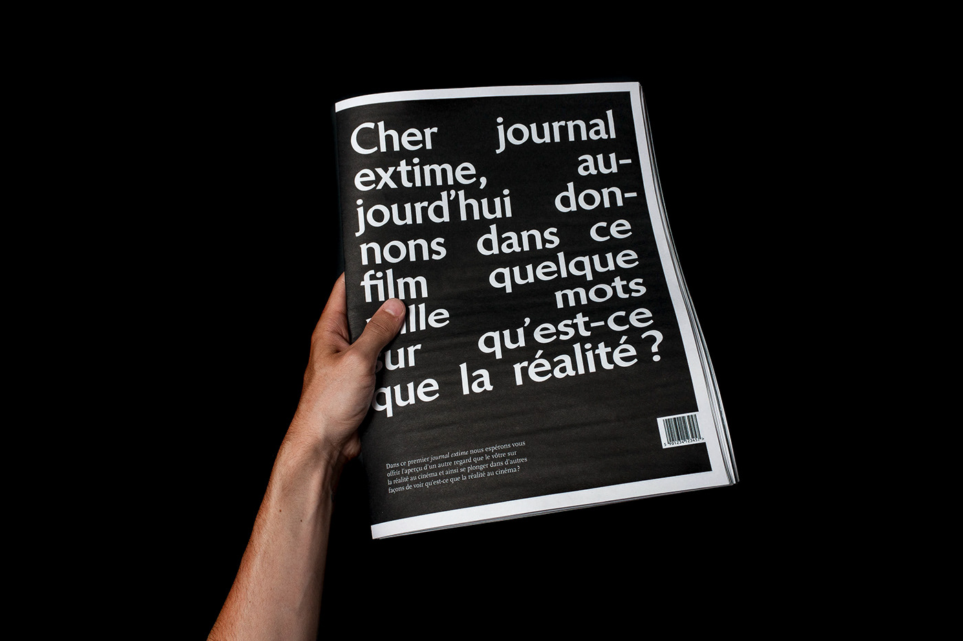 magazine Cinema realité reel edition journal deformation newspaper black white noir blanc
