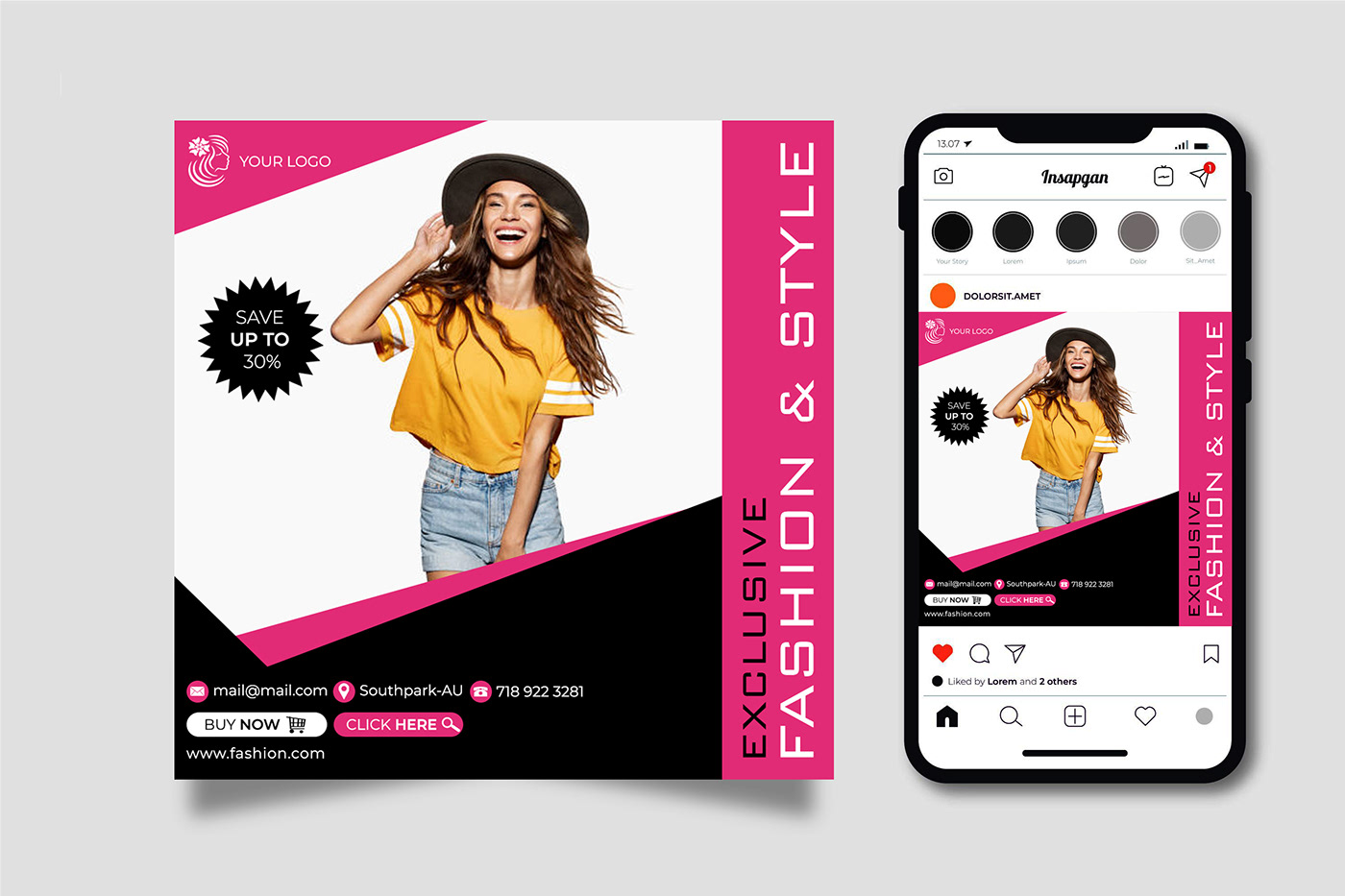 Clothing creative banner  graphic insta post design instagram post design social media social media banner ads social media designer Social media post
