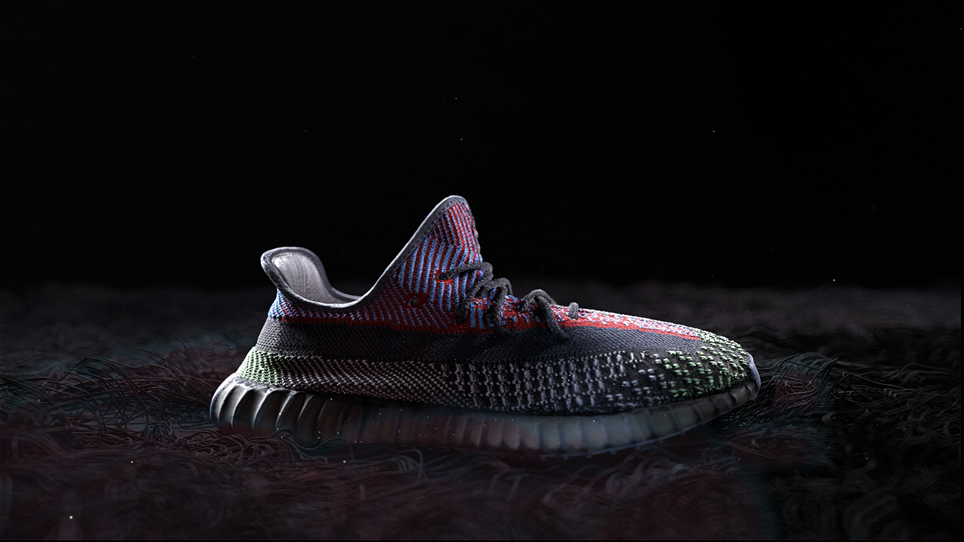 adidas Advertising  c4d Fashion  motion Nike redshift shoes sneakers yecheil