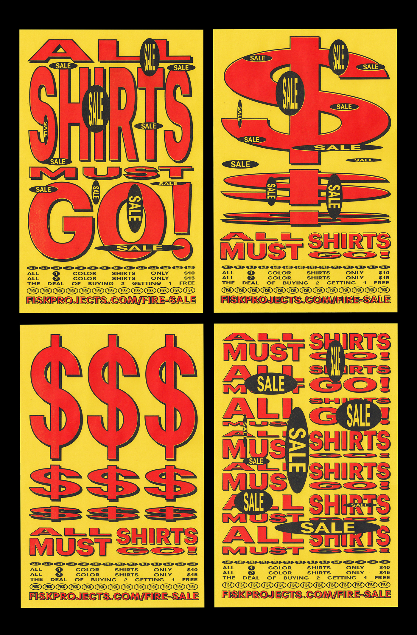 sale t-shirt dollar Promotion pdx flyer go stretched sold