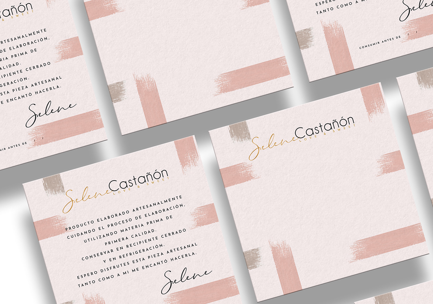 Business card 
design for Selene Castañon chocolates