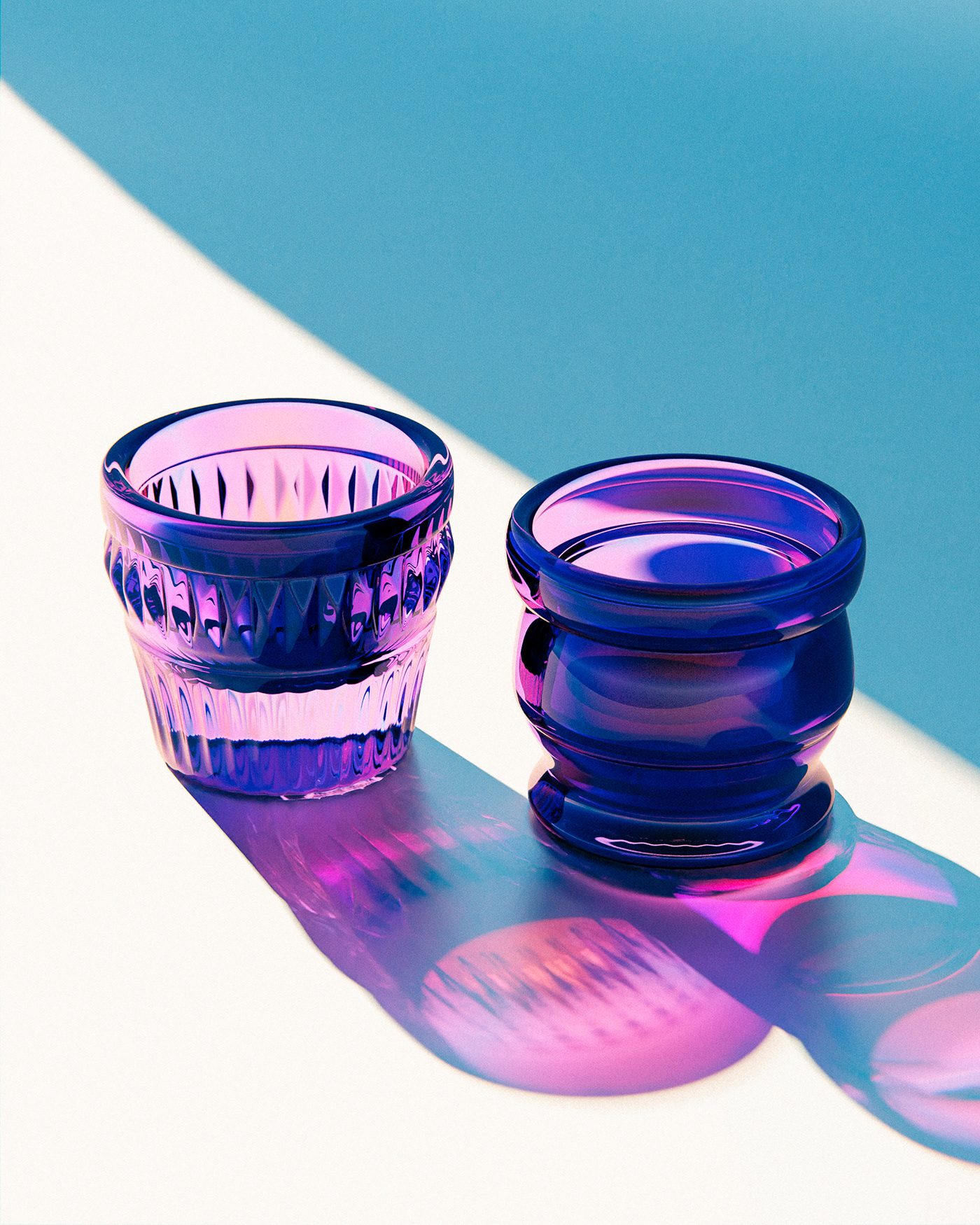 3D blender blender3d caustics cycles glass reflection refraction visualization