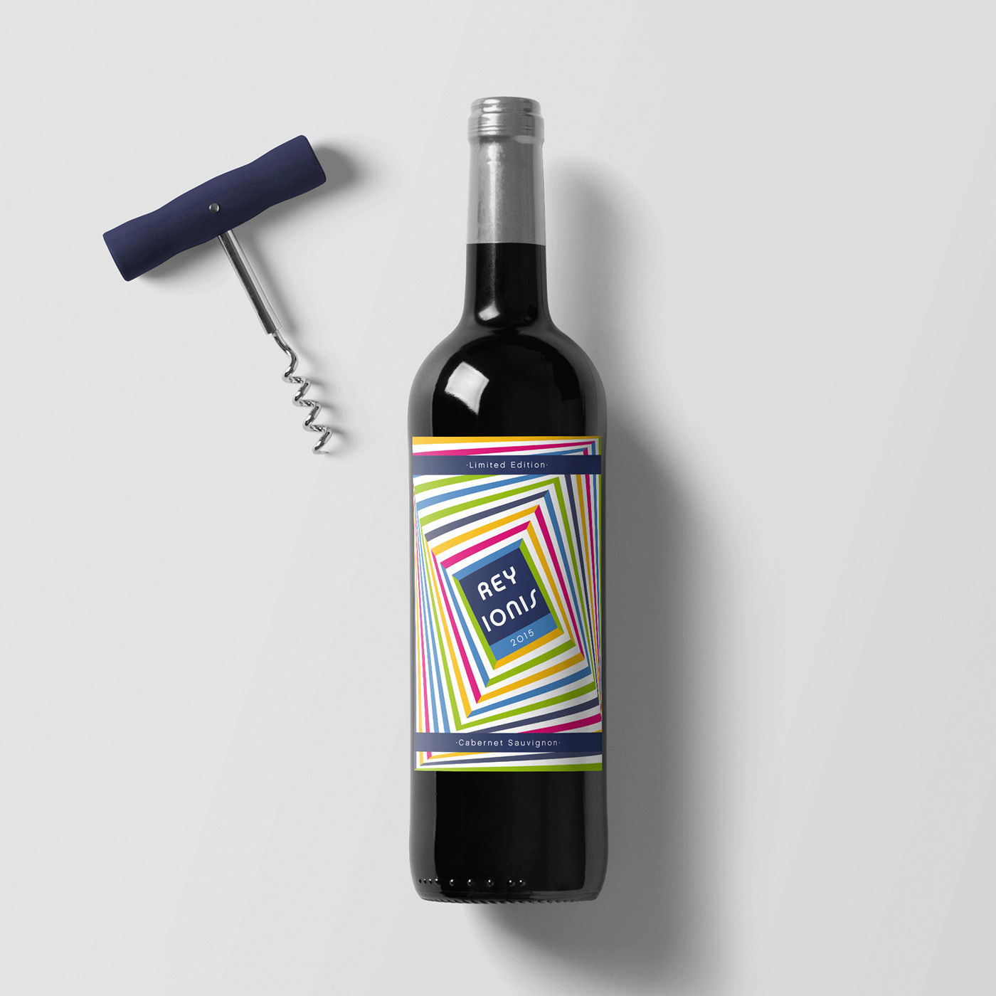 wine Label vino etiqueta grafico diseño bottle botella vineyard spain limited edition edición especial