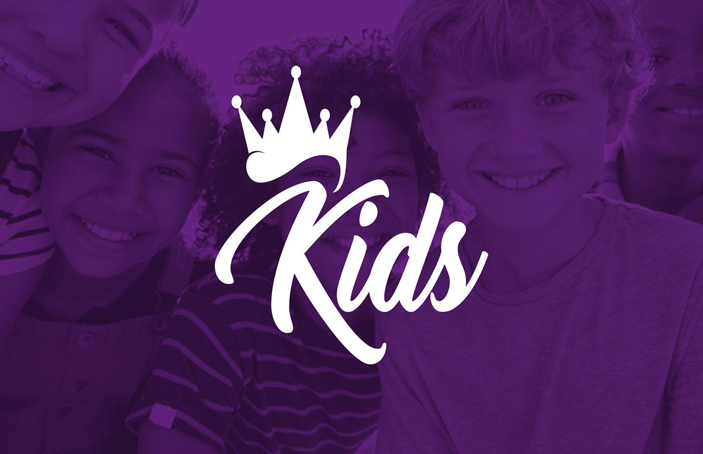 online store kids online store kids logo identy purple Logo Online Store kids store Kids Logo