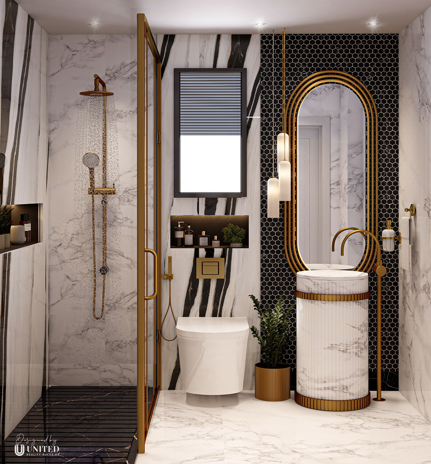 bathroom interior design  3ds max modern Marble Interior toilet Render architecture washbasin