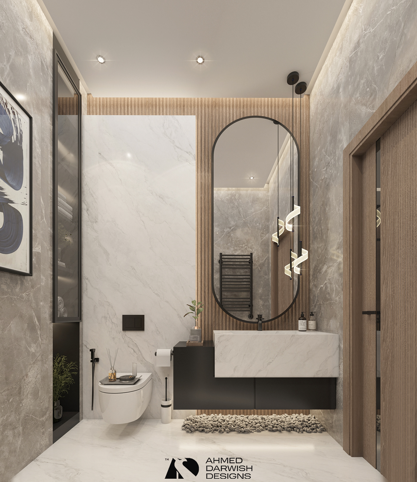 3dmax vray visualization architecture Render interior design  bathroom