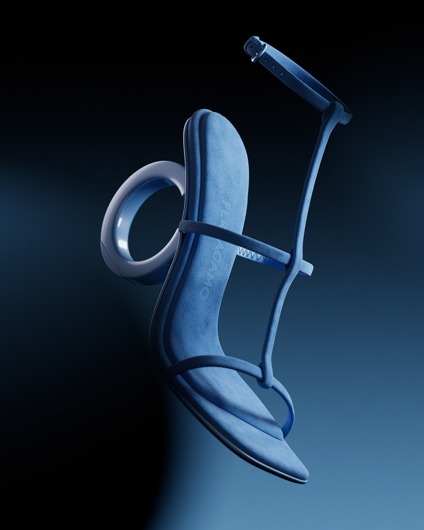 3D cinema4d shoe sandal footwear design sneakers footwear brand identity