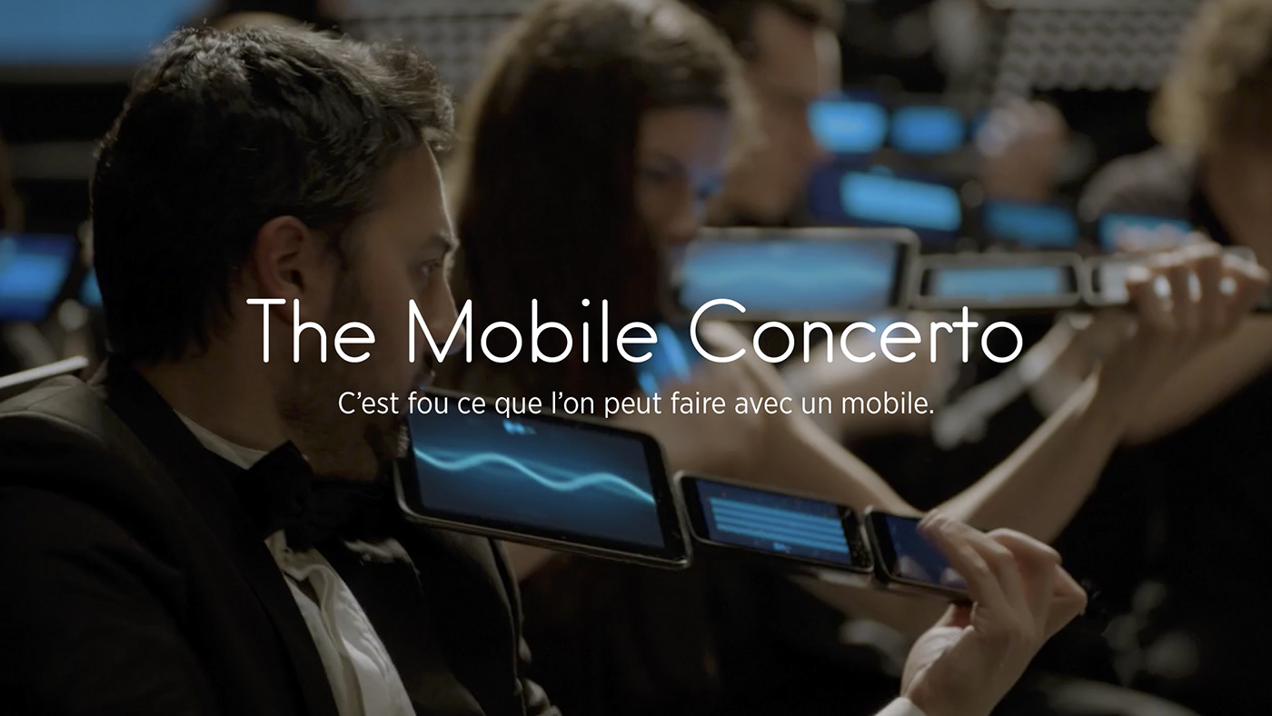 Advertising  hellobank! Film   orchestra mobile concerto Bank Brand Content Experience