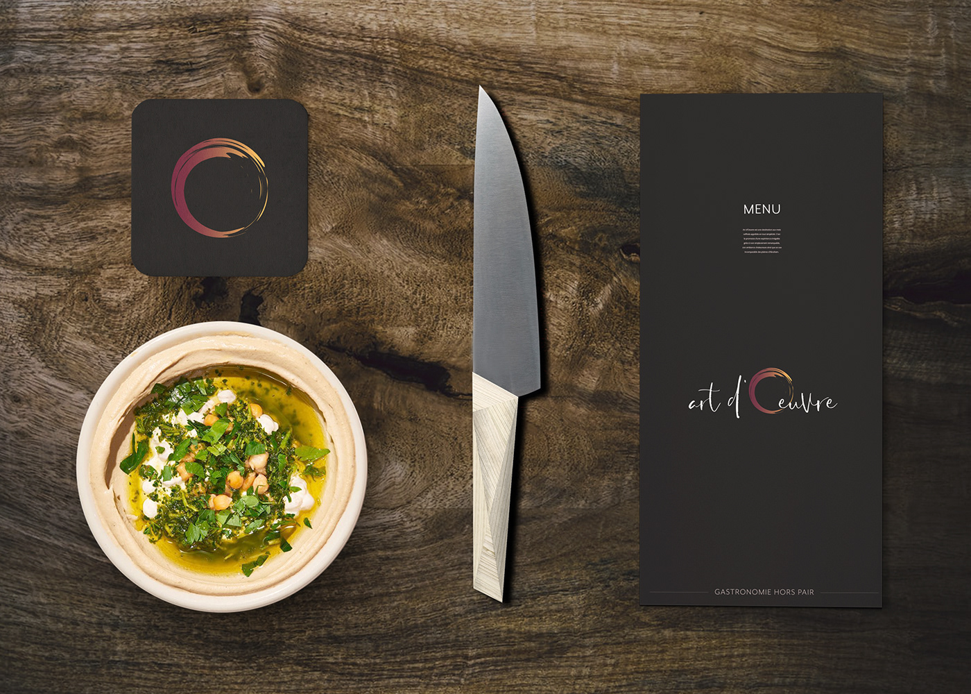 art Art culinare logo MNBAQ musée branding  restaurant